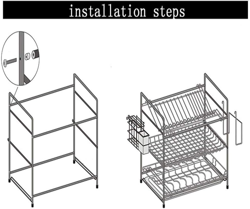Dish Rack Kitchenware Multi-Function Dish Rack Kitchen Rack Drain Rack Cutlery Drying Rack Dish Rack
