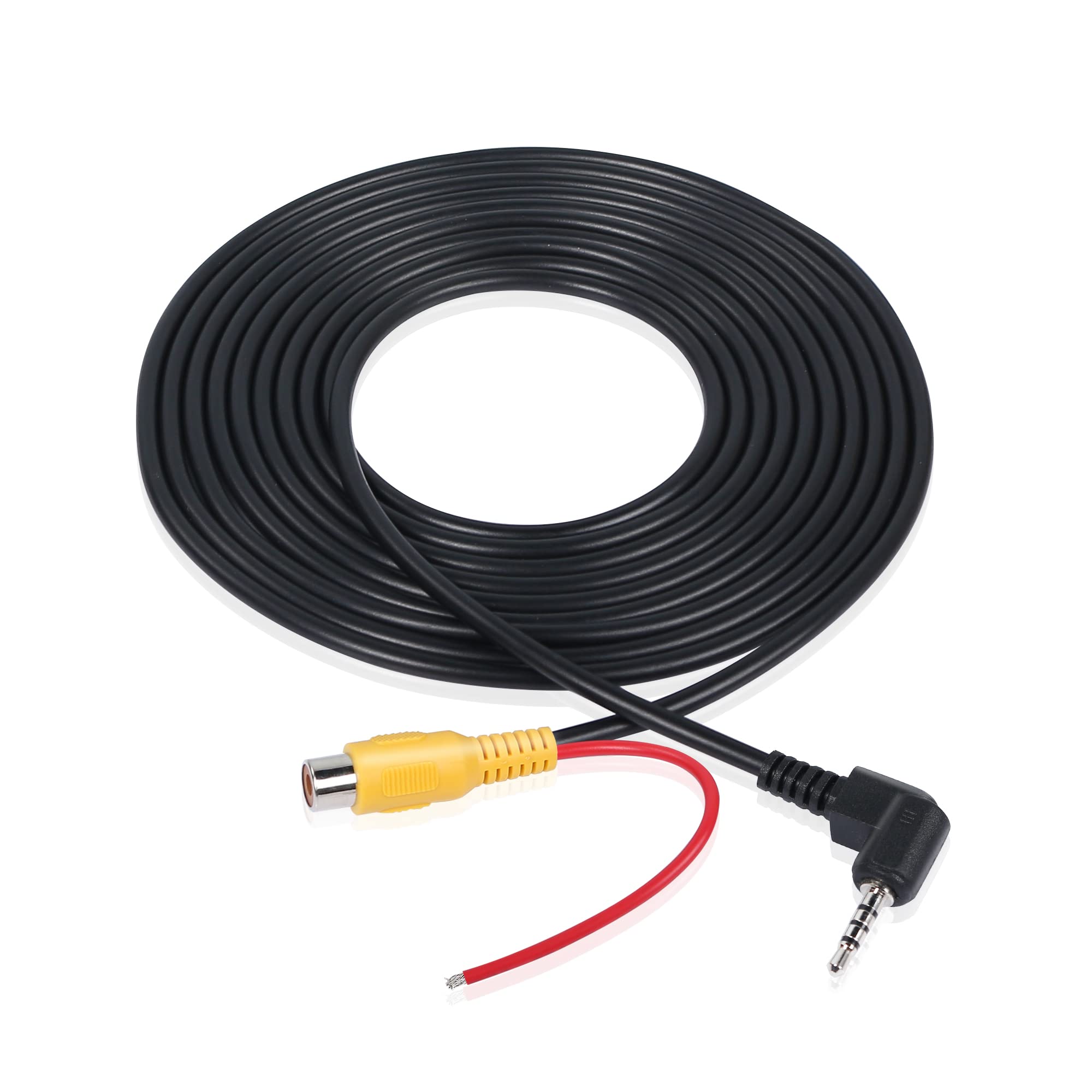 Cavo Da 2,5 Mm A RCA - 20 Cm, Per Telecamere Di Retromarcia E GPS, Schermato, Doppio Jack - Foto 3
