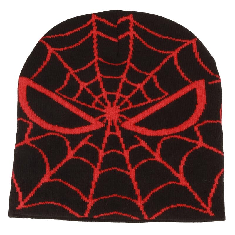 CORIRESHA Unisex Spider Web y2k Beanie Knit Hats...