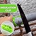 3pcs Foam Pipe Cutter Tool - Three-Tube Insulation Cutting Fixture, Insulation Cutting Fixture in 3 Models, for Pipe Insulation in Homes, Industries and Commercial Places,15mm, 22mm,28mm (Green)