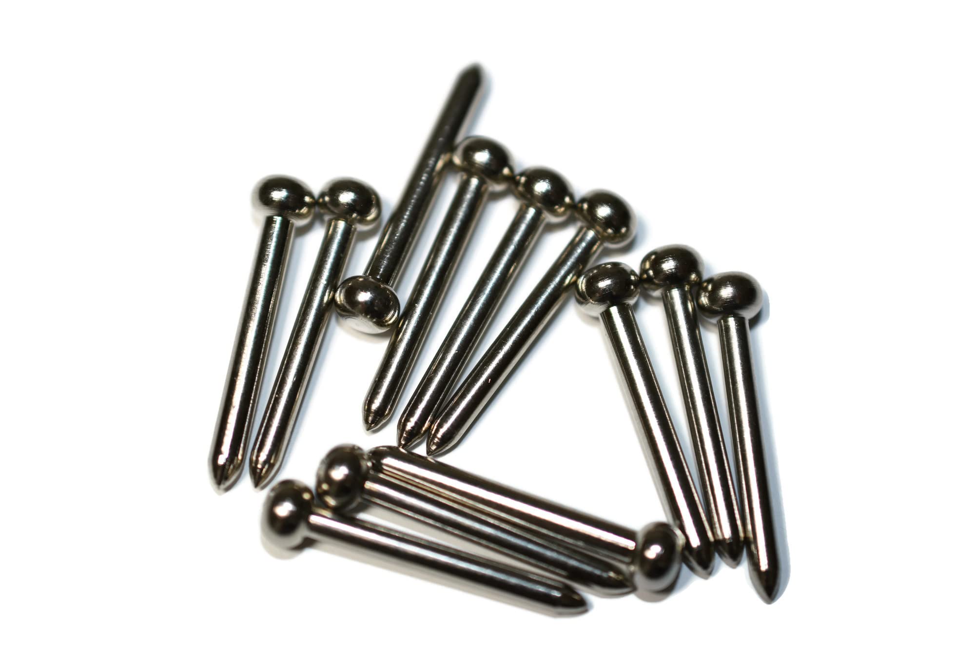 Pack of 12 Accordion Bellows Pins. Accordion Repair Parts. Accordion Accessories. (26mm x 2.5mm.)