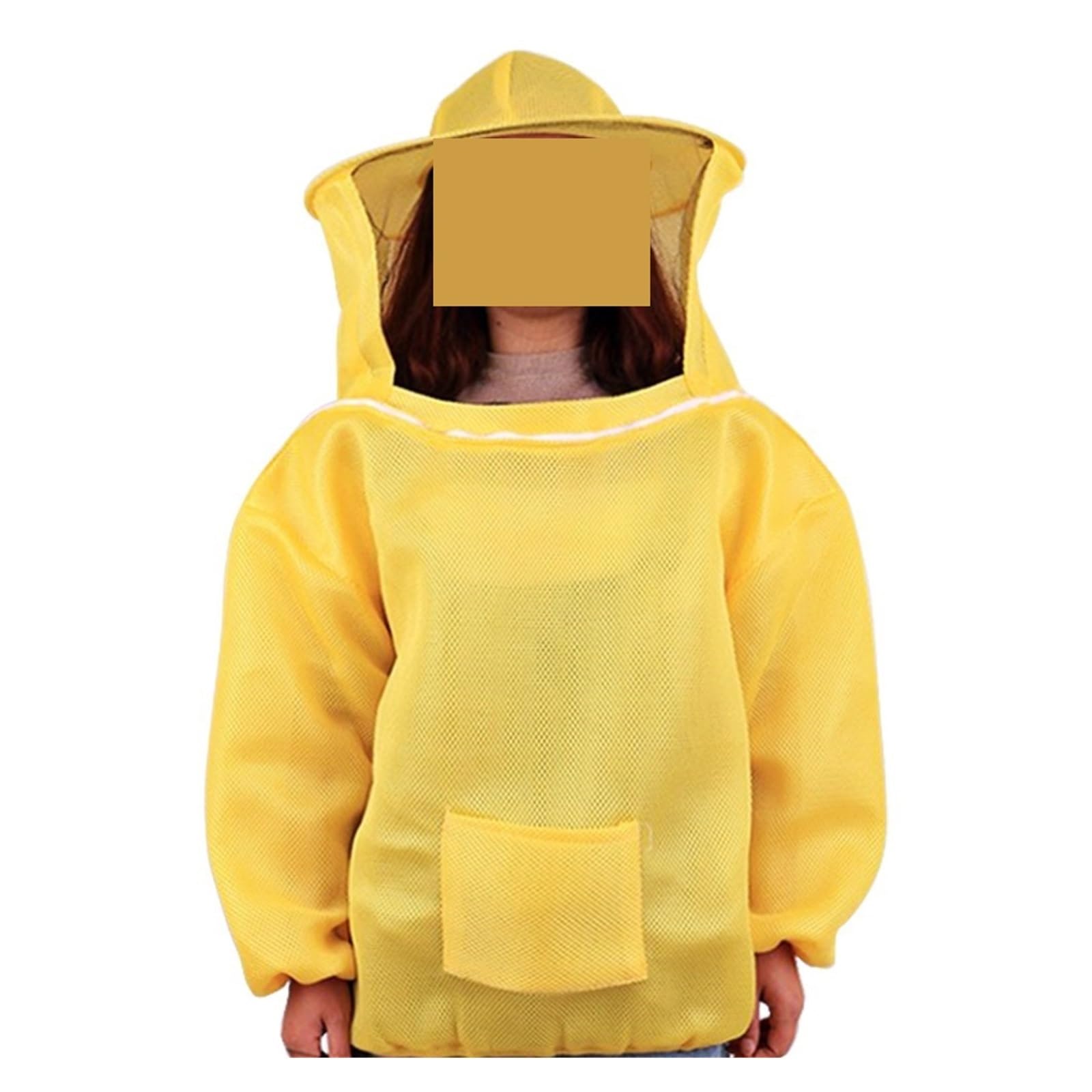 Vêtements d'élevage d'abeilles jaune L avec veste de protection et outils de ruche