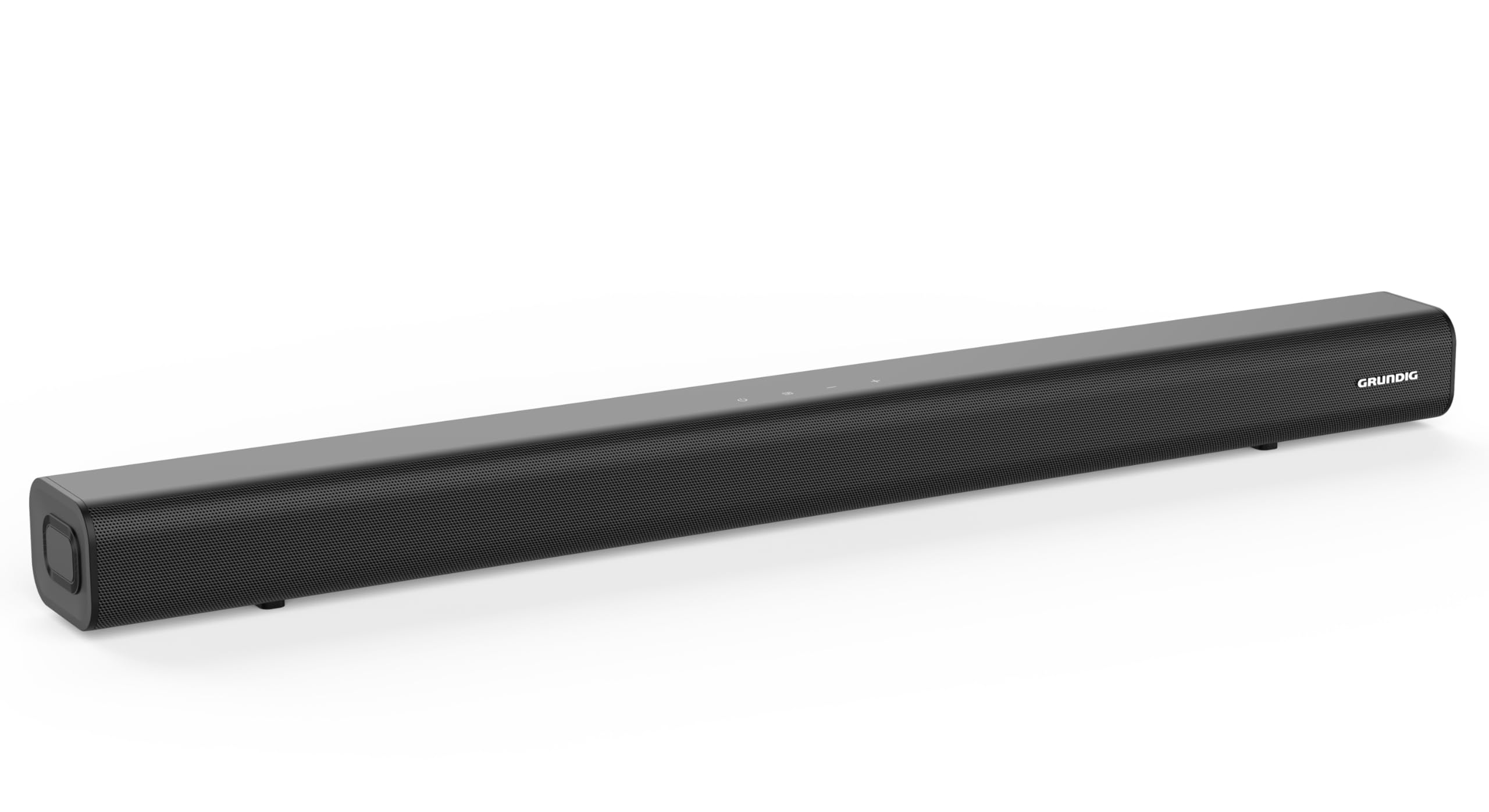 GRUNDIG Barra de Sonido 2.0 DSB 991, diseño Delgado, Potencia de Salida de 2 x 25 W, conexión inalámbrica, Bluetooth 5.4, HDMI (ARC-CEC), USB, Entrada óptica y AUX, Color Negro