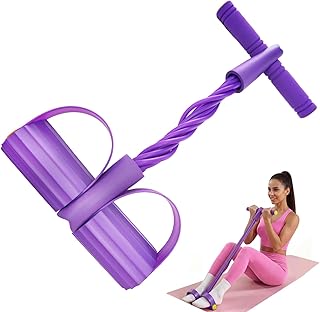 8 Tube Resistance Band with Handles,Multifunction Fitness Equipment,Durable TPE Tension Rope for Full-Body Workout, Abdomen,Waist,Arm,Leg
