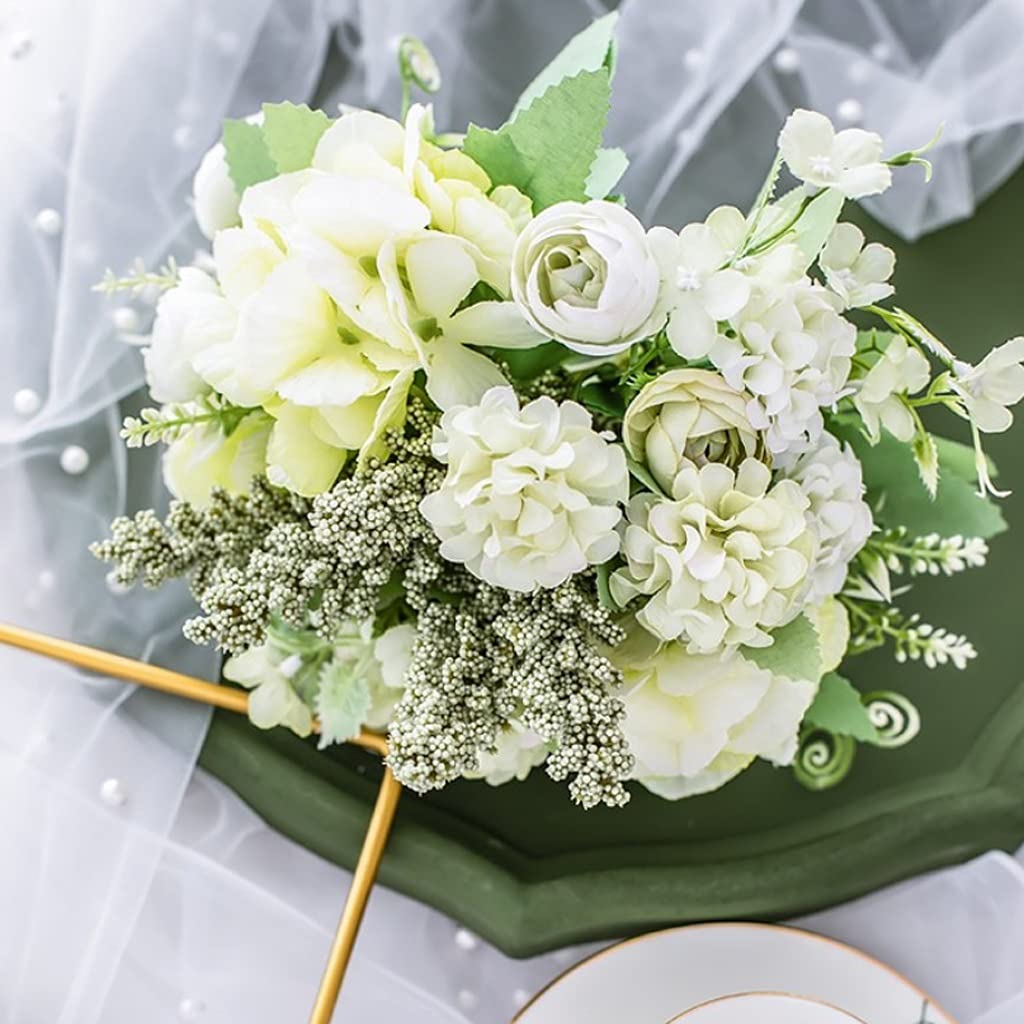 Fleur Artificielle Nordique Rose en Soie de Haute Qualité pour Déco