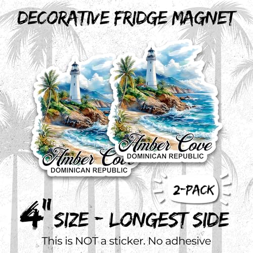 Imanes decorativos de vinilo 2-Pack 4 pulgadas miniatura 2