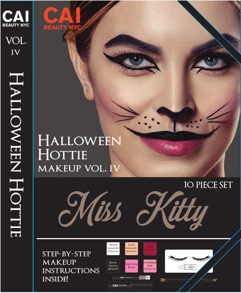 CAI Beauty NYC 10Piece Makeup Set Halloween Hottie Costume