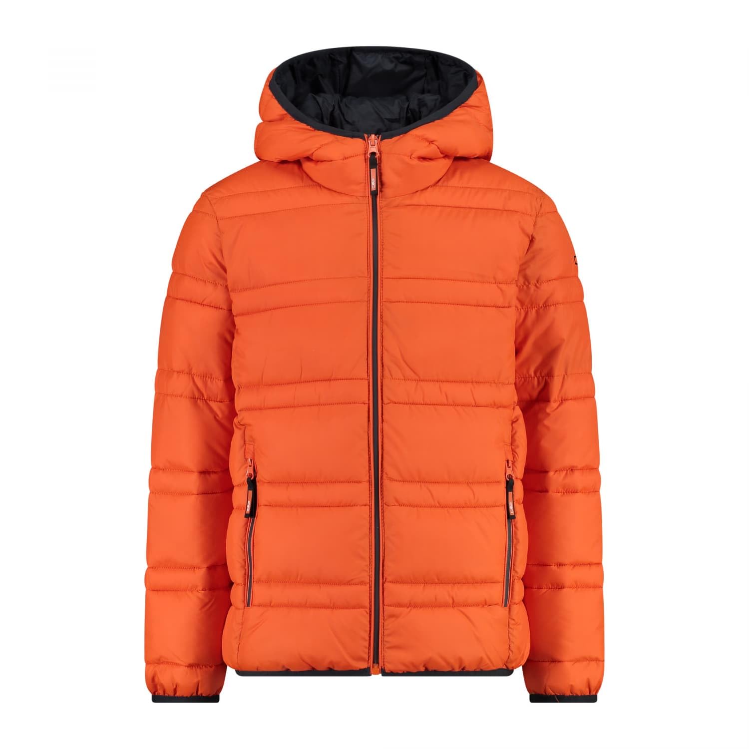 CMP - Kid Jacket Fix Hood, Orange, 164