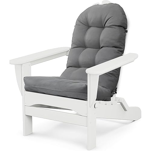 Adirondack Chair Cushion, Thick Indoor/Outdoor Rocking Chair Cushion with High Elasticity PP Cotton, Fade-Resistant, 44'x19'x4