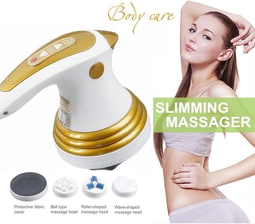 Miniatura 3 de ALisasin Masajeador de celulitis de mano 3D masajeador corporal eléctrico celulitis para brazo, pierna, cadera, vientre, masajeador profesional de