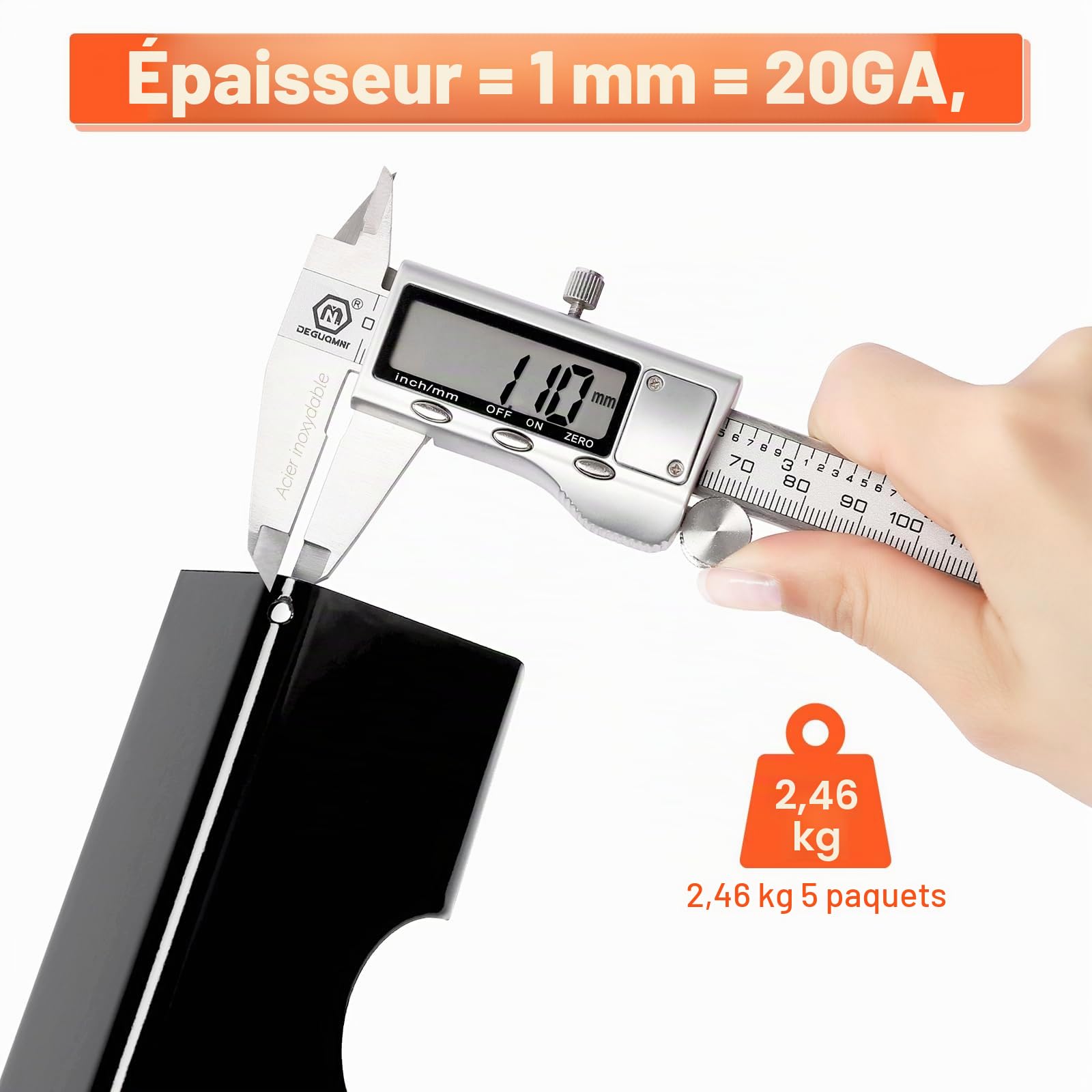 GFTIME Barres de flavorizer de 43,4 cm pour Weber Genesis II LX 300 Serie II E-310, II E-330, II E-335, II S-335, II LX S/E-340, Genesis II 210, LX 240 (2017 and Newer), plaques chauffantes pour Weber