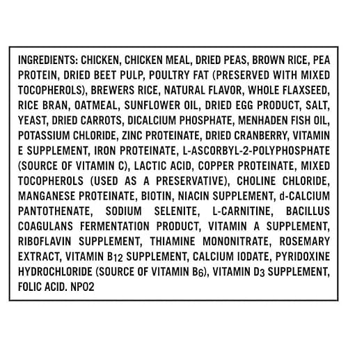 Chicken & Brown Rice Recipe Dry Dog Food, 30 Lbs, Added Vitamins, Minerals, and Other Trace Nutrients, Omega-6 and Omega-3 Fatty Acids Help Support Healthy Skin and Coat - Thumbnail 7