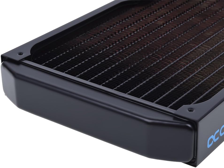 Alphacool NexXxos ST30 Full Copper Radiator, 420mm, Triple Fan, Black