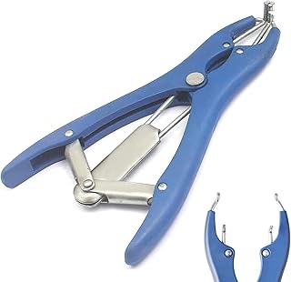 LAJA Imports Balloon Expansion Pliers Tool, Balloon Opening Tool, Latex Balloon Filling Equipment for Filling Sequins, Balloon Petals, Feathers(Blue)