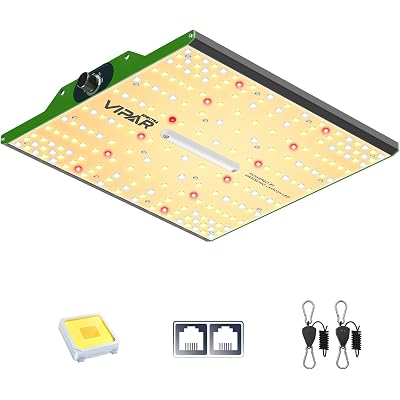 VIPARSPECTRA P1000 LED Grow Light for Seed Starting Vegetables Bloom, Dimmable Plant Lights Dimming Daisy Chain Grow Lights for Indoor Plants Full Spectrum for 3x3/2x2 Grow Tent