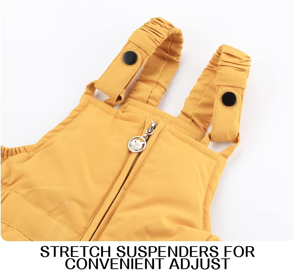 Toddler Boys Snowsuit Girls Snow Pant And Jacket bib Winter Kids Clothes Coat - Image 5