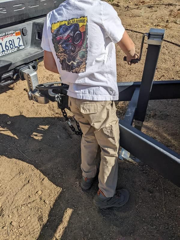 LA Police Gear LAPG Kid's Rip-Stop Cargo Pants, Outdoor Durable Children's Hiking, Camping, Adventure Pants - Image 5