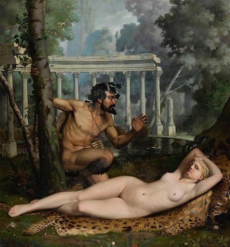 Miniatura 5 de ArtDirect Nymph and Satyr (1865) 36x39 UnFramed Museum Art Print Poster Ready for Framing by Adolphe-Alexandre Lesrel (French, 1839  1929)