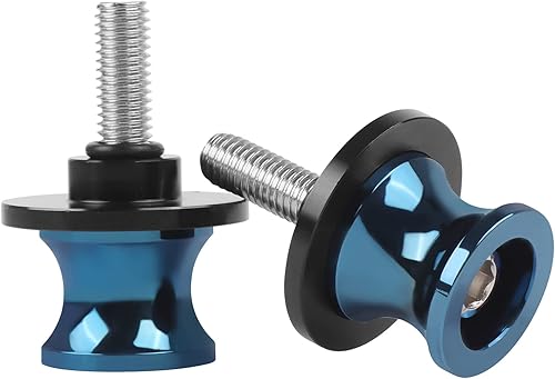 CHIFUN 2Pcs 6MM M6 X1.5 Motorcycle Swing Arm Spools Sliders CNC Aluminum Swingarm Spools Stand Screw Compatible with R1 R6 R3 MT07 MT09 FZ09 FZ10