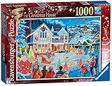 Ravensburger 16849 The Christmas House 1000 Piece Piece Jigsaw Puzzle for Adults – Every Piece is Unique, Softclick Technology Means Pieces Fit Together Perfectly