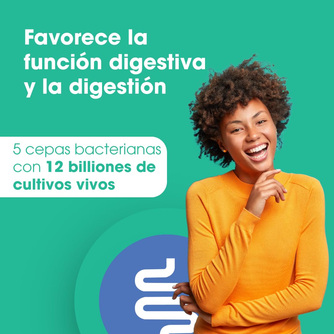 Intoleran Gut Support Duo - 30 cápsulas de probióticos y mezcla de hierbas | Probióticos - Mezcla de hierbas | Apoyo a la función intestinal y la digestión | 2 cápsulas al día | 5 cepas bacterianas