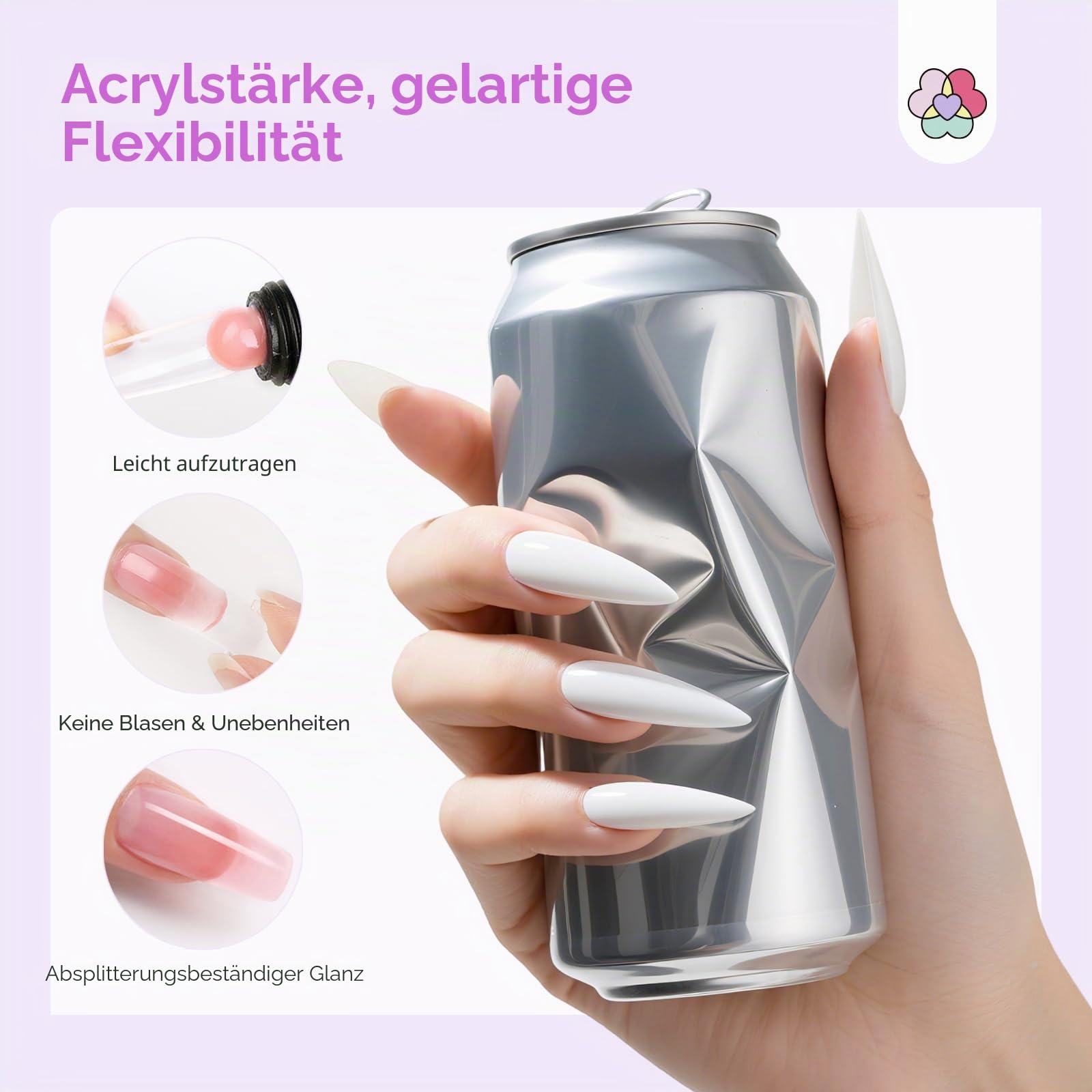SAVILAND Hema-Free Poly Gel Nagel Set für Einsteiger: 36 Poly Gel Farben mit Slip Solution, Mini UV Lampe All in One Poly Nagelgel Kit für Nagelverlängerung, inkl. Maniküre Tools für Nageldesign