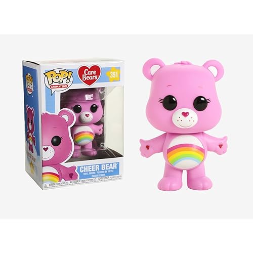Funko POP! Animation: Care Bears Cheer Bear (Styles May Vary) Collectible Figure, Multicolor