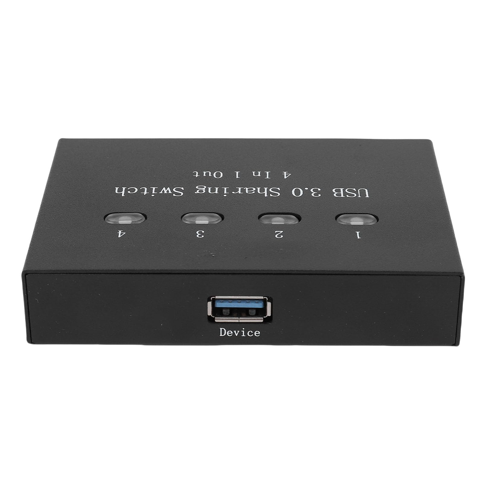 USB-Drucker-Sharing-Switch, Manueller 4-Port-Switcher für 4 Computer, die Sich Einen Drucker Teilen, USB 3.0-Hochgeschwindigkeitsübertragung mit Plug-and-Play, Manuelles Umschalten für den