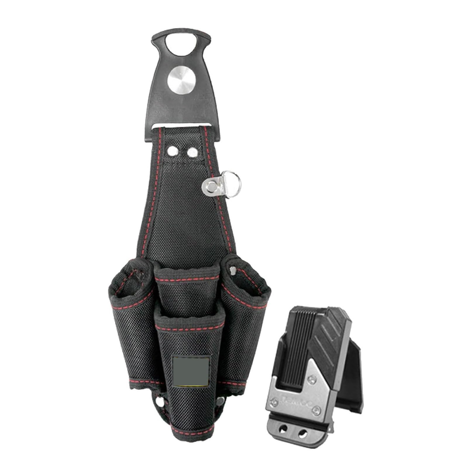 Durability Electrician Tool Pouches Waist Bag Rotating Clip for Screwdrivers Pliers Heavy Duty Oxfords Fabric Construction Rotating Clip Screwdriver