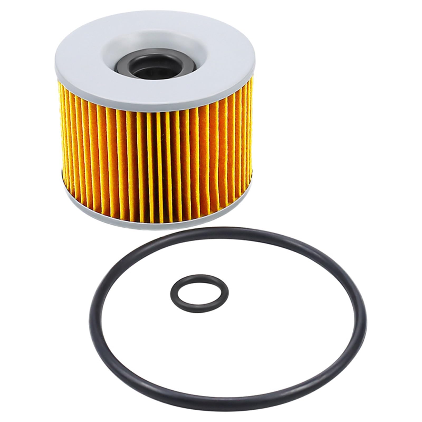 Motocyklowe Filtr Filtr oleju motocyklowego pasuje do Kawasaki ZZR250 ZZR1100 ZZR1200 Ninja 600R ZX400F ZX 550 600 750 1000 1100 ZX11 Filtr oleju(Yellow-4 pcs)