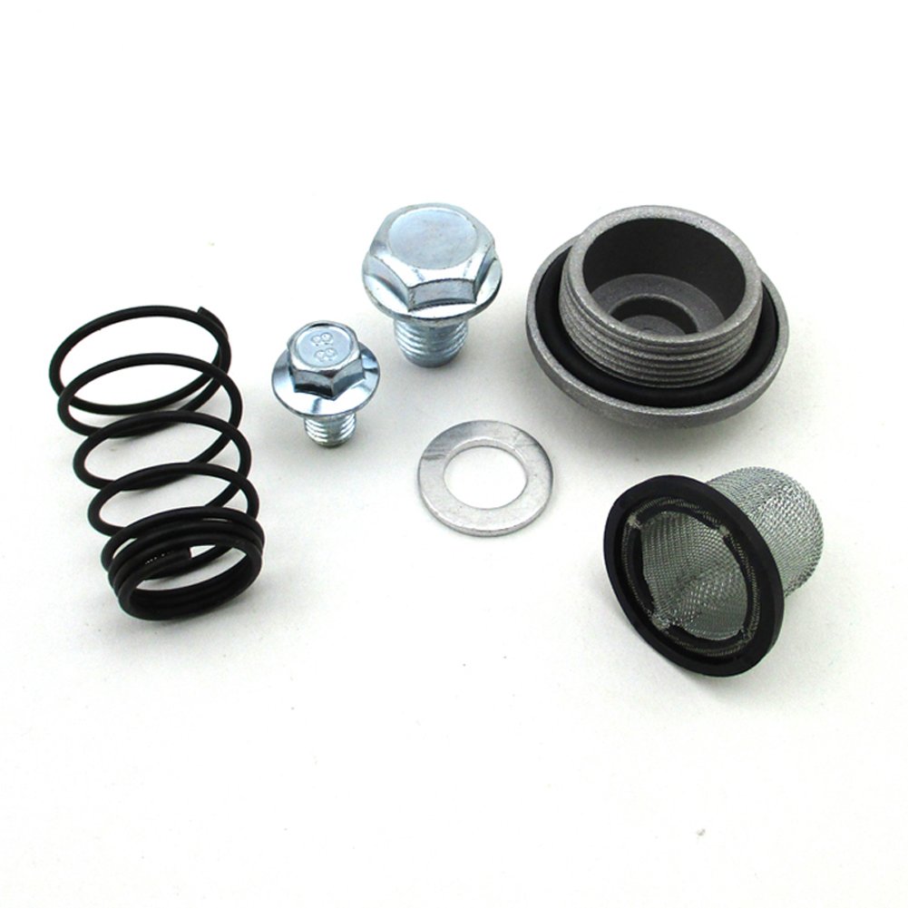 Bouchon De Vidange Aimanté M10x1.50 - 15 Mm, Joint Cuivre, Pour Moto, Scooter, Voiture, Quad, Protection Moteur - 6