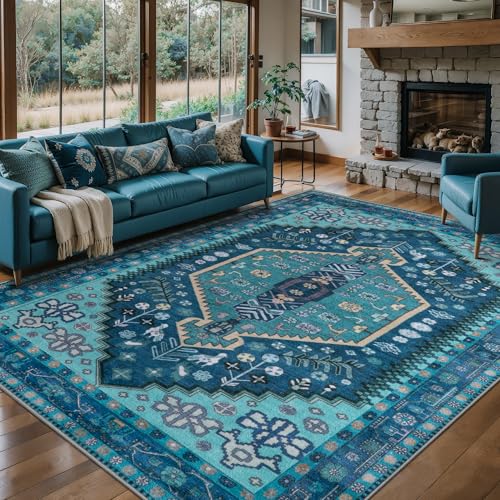 Ciicool 5x7 Area Rugs,Washable Large Boho Carpet for Living Room Bedroom