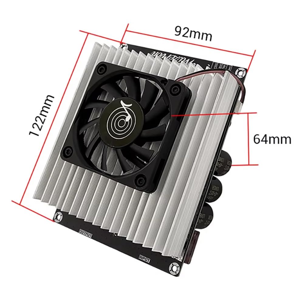 PW1200 50A DC-DC Boost Converter 1200W 50A Boost Converter Board Module d'alimentation 10-30V au Module de Chargeur de Tension VIN-50V