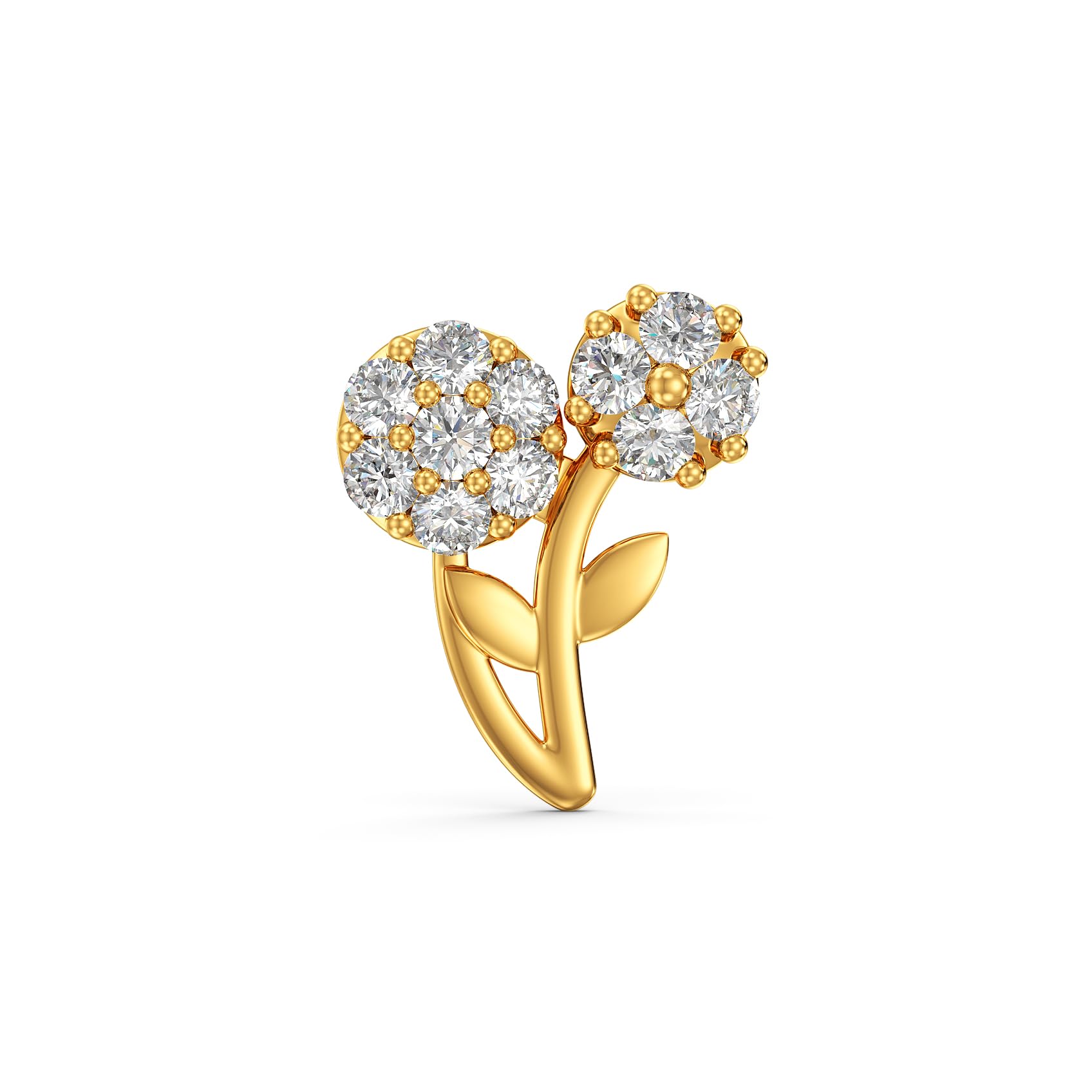Joyalukkas 22 kt (916) Coupled Bloom Gold Nosepin (B0CVDWGB69) Amazon Price History, Amazon Price Tracker