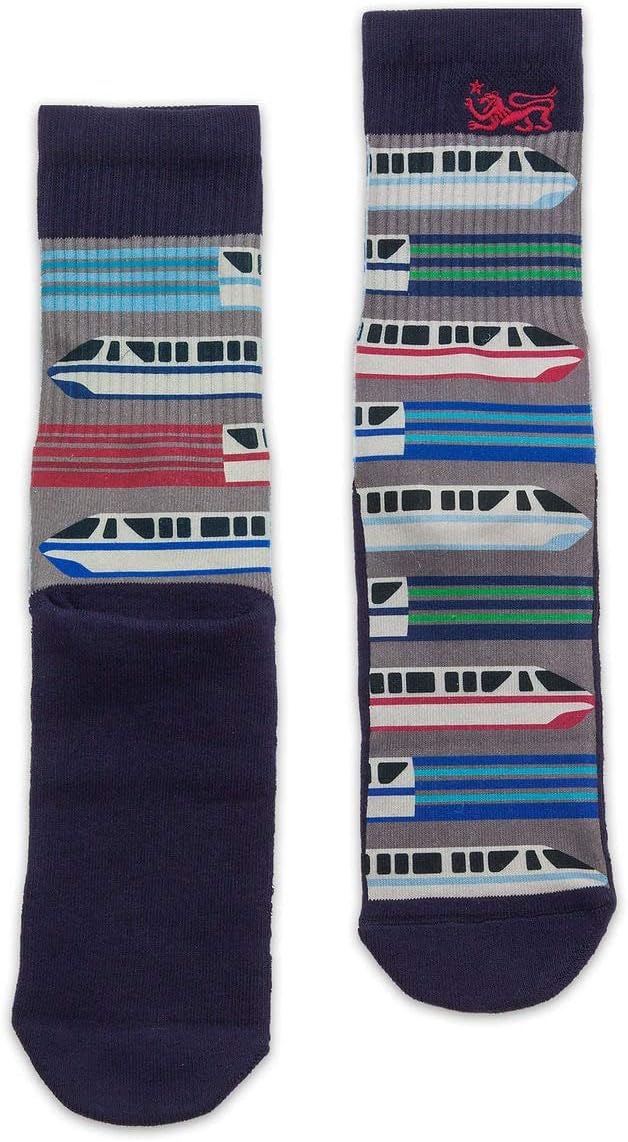 Disney Monorail Socks for Adults Twenty Eight & Main Collection Mens Womens