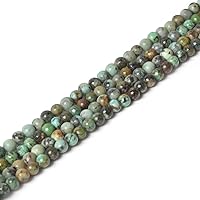 Vista 31 de Cuentas redondas sueltas de piedra de sangre africana de 0.157 pulgadas (0.157 in) para hacer joyas