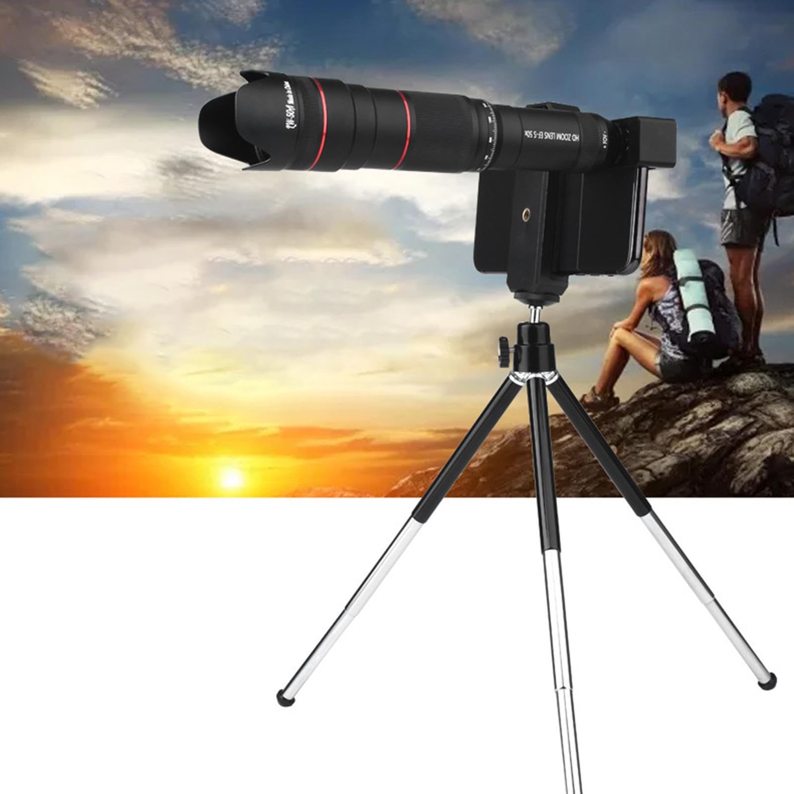 Lente de cámara de teléfono, telescopio monocular para teléfono Celular, visión a Larga Distancia, claridad, observaciones, Disfrute, Lente cámara Celular, conciertos