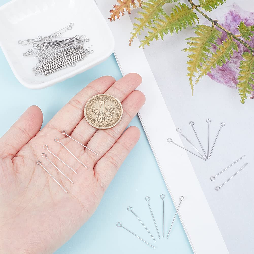 Chiodini a pallina in argento 925 rodiato 50mm (10 pz) – Il Mercante di Sogni • specialisti di