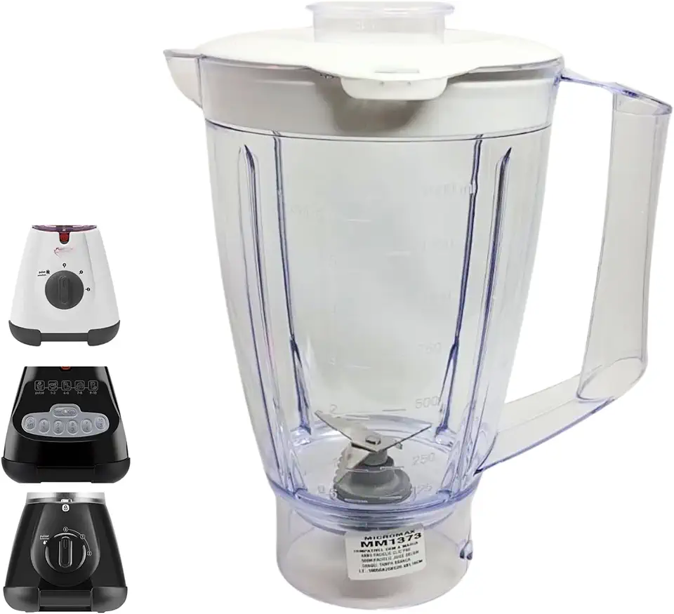 Jarra Copo para Liquidificador compatível com Arno Clic Pro, Faciclic e Faciclic Juice