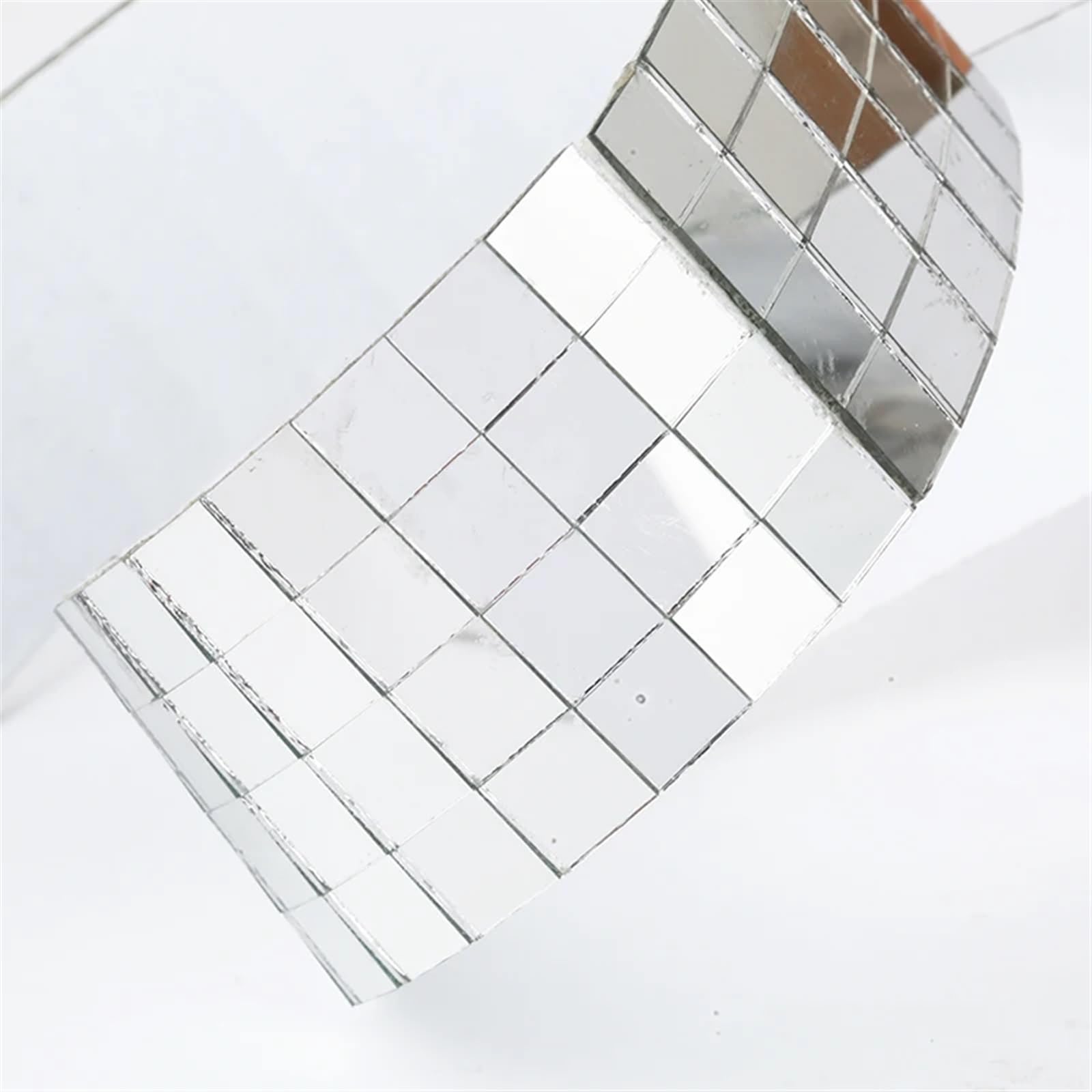 Samoprzylepne srebrne lustrzane mozaiki, 5 x 5 mm i 10 x 10 mm, 5 m, dekoracyjne arkusze szklane na ściany i rękodzieło (złoto, 4 cm x 2 m, 2 szt.) - wszechstronny wystrój domu DIY