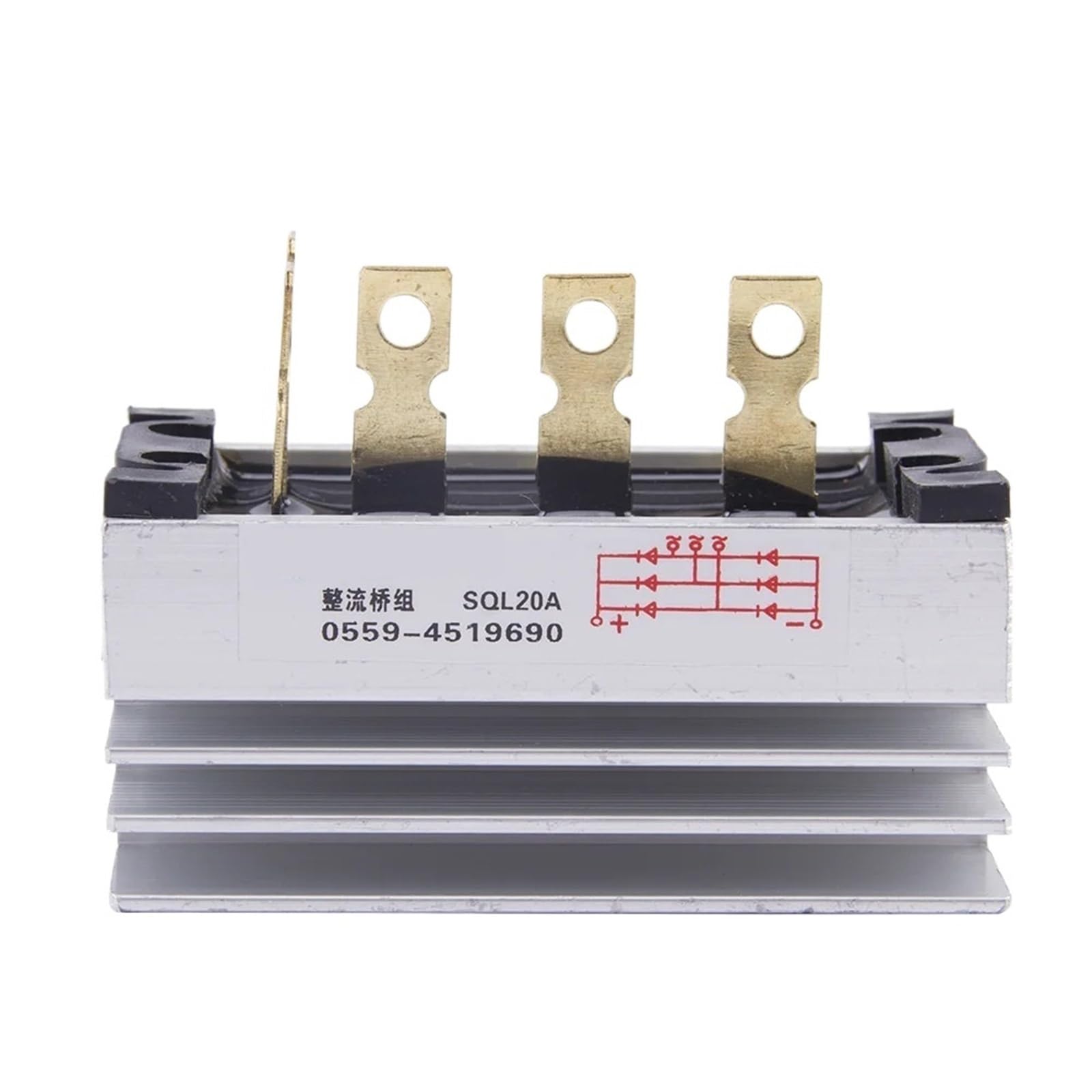 Modulo raddrizzatore a ponte generatore ZPQ20A SQL20A 20A, raddrizzatore a diodo ad alta frequenza e alta tensione 20AMP(2pcs SQL20A 3 phase)