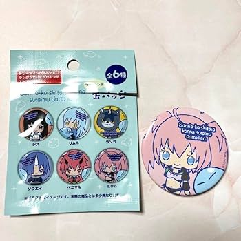 転生したらスライムだった件　リムル ミリム プライズ　缶バッジ　アドアーズ限定 転生したらスライムだった件 リムル ミリム プライズ 缶バッジ