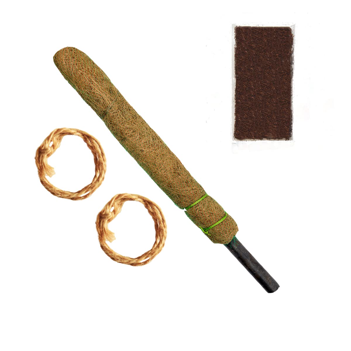 GCI Agro - Coco Pole (2 Feet) - Coir Moss Stick for Indoor - Outdoor,House Plant Creepers Support (B08WJ2PDR6) Amazon Price History, Amazon Price Tracker