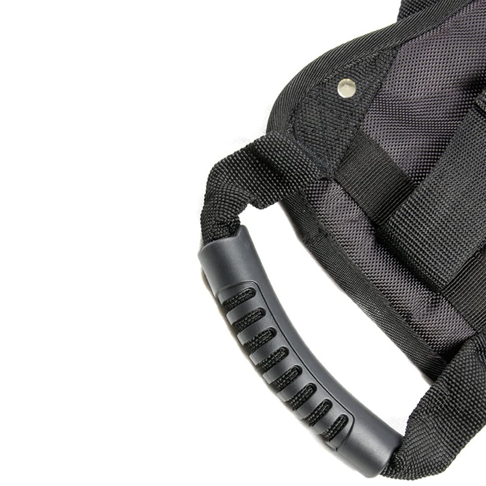iSpchen Ceinture De Poignée De Moto,Support Lombaire De Moto Poignées De Passager De Moto Siège Arrière Ceintures De Sécurité Passager Harnais De Passager De Moto Réglable