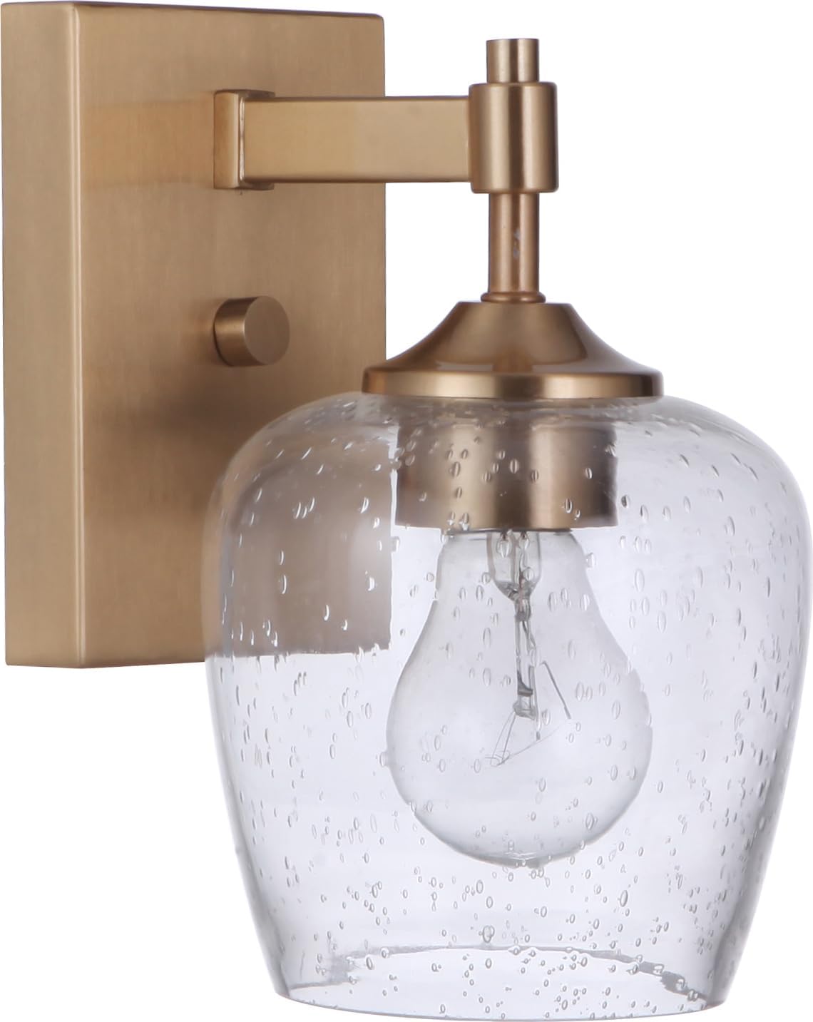 Craftmade Stellen 1 Light Wall Sconce Satin Brass