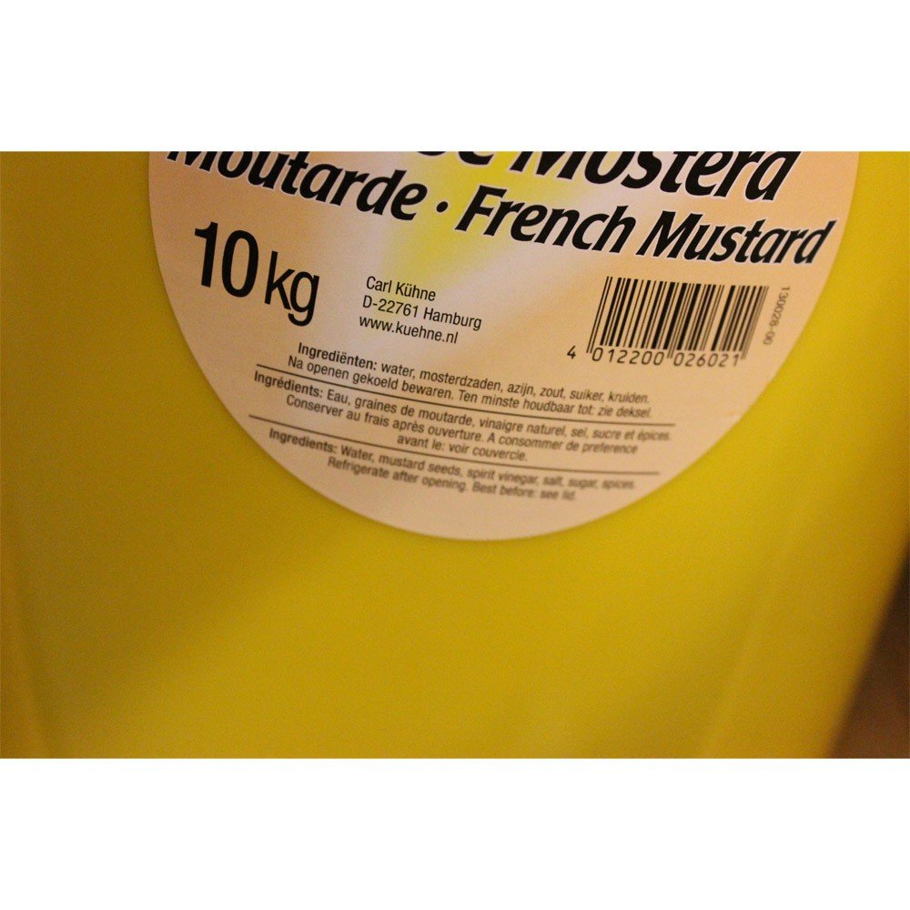 Kühne Franse Mosterd wiadro 10 kg (musztarda francuska)