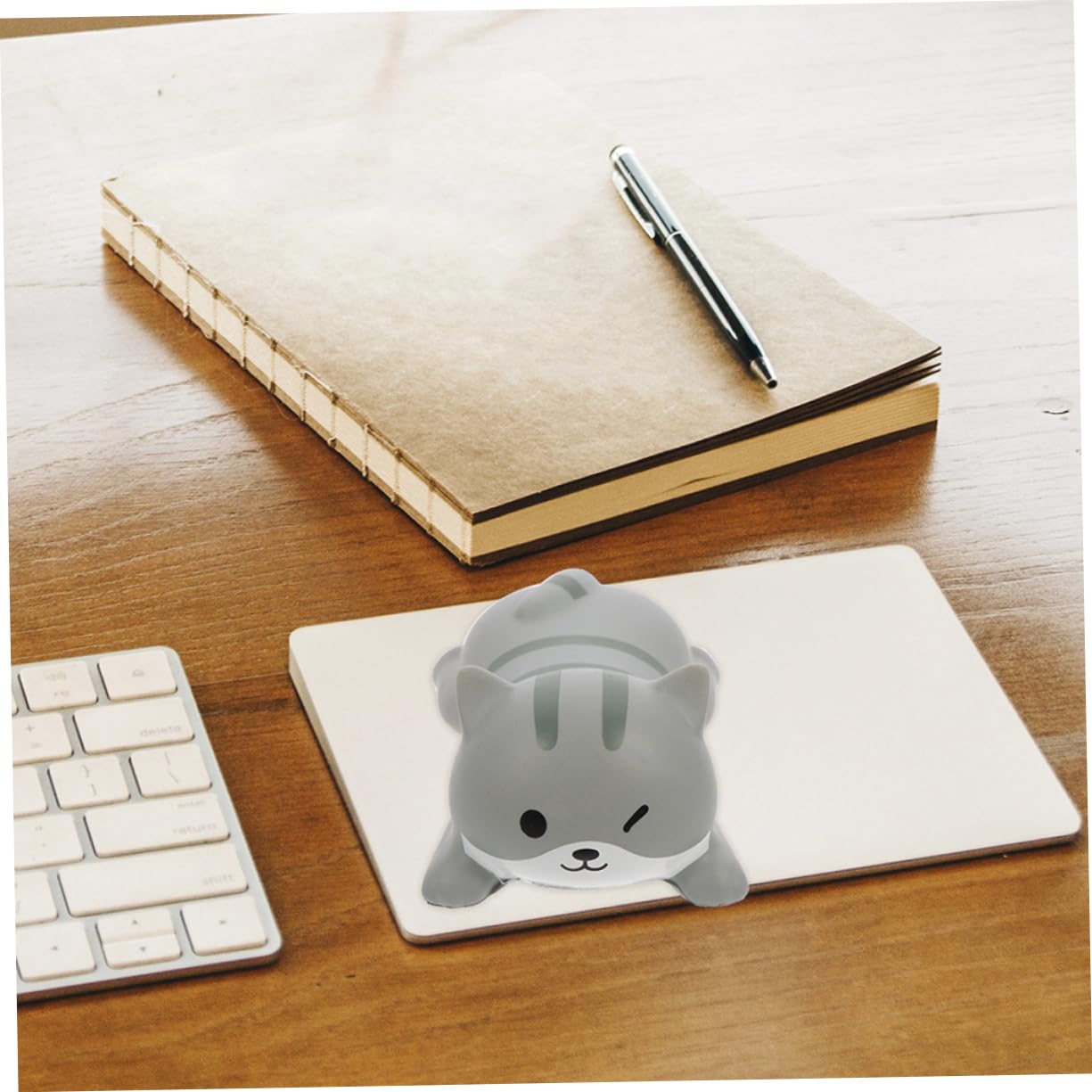 NUOBESTY 4 Set Tappetini Mouse Con Per Gel Design Kawaii Per Ufficio E Casa Antiscivolo Per Comfort Ottimale E Del Tunnel Carpale 2 Pezzi * 4