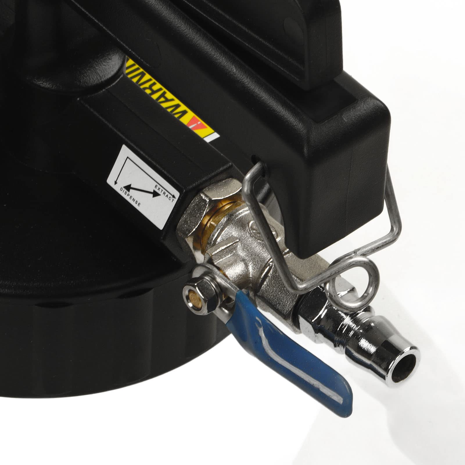 SIXRUN Strumento di Riempimento Olio per Pneumatico da 10 Litri Strumento di Riempimento Olio per in ABS in Metallo con 13 Adattatori ATF Manometro Valvola a 2 Vie per Trasferimento Fluido Garage