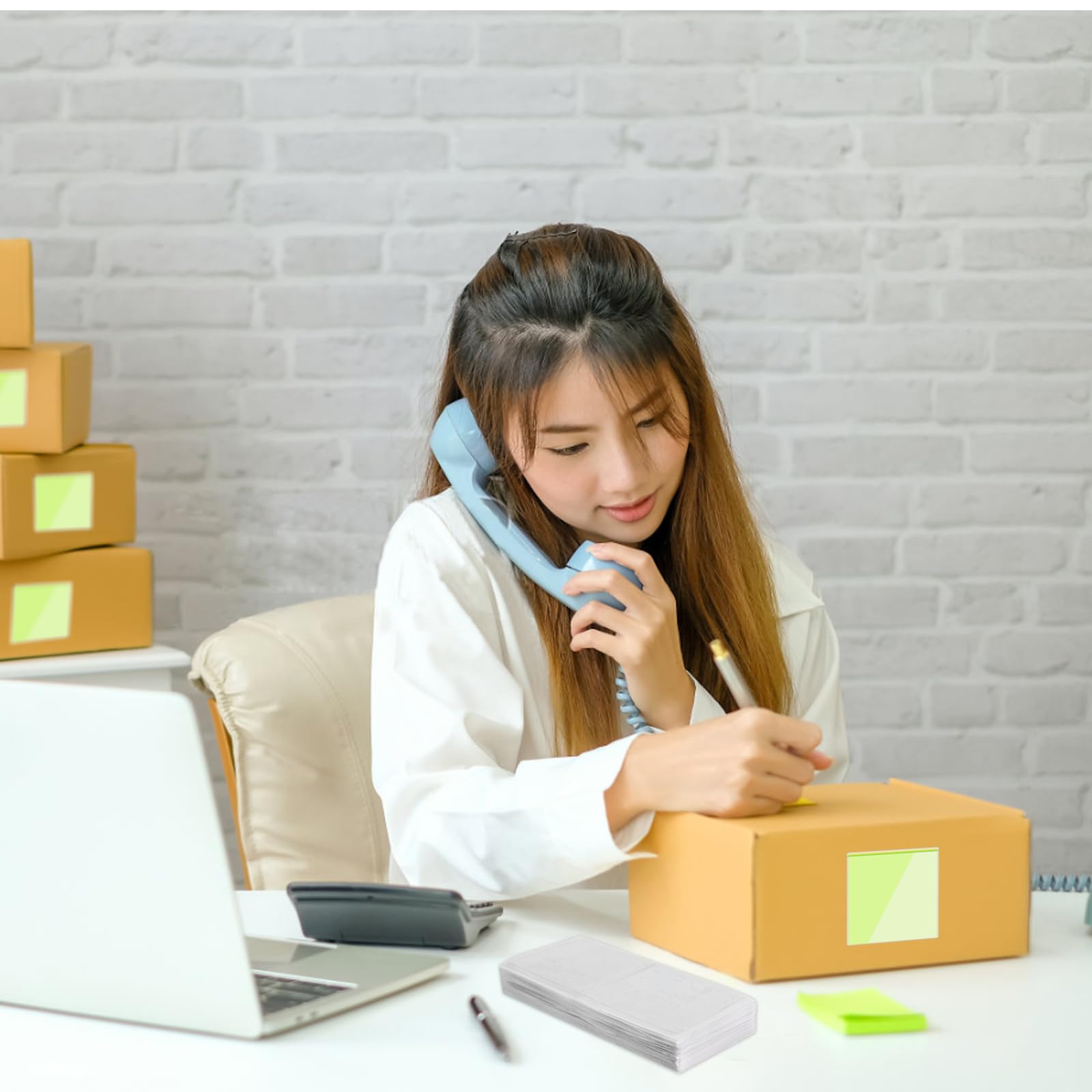 100 Pack Clear Adhesive Label Pockets,Acrylic Name Tag 2. X 2.2 Inch Shelf Label