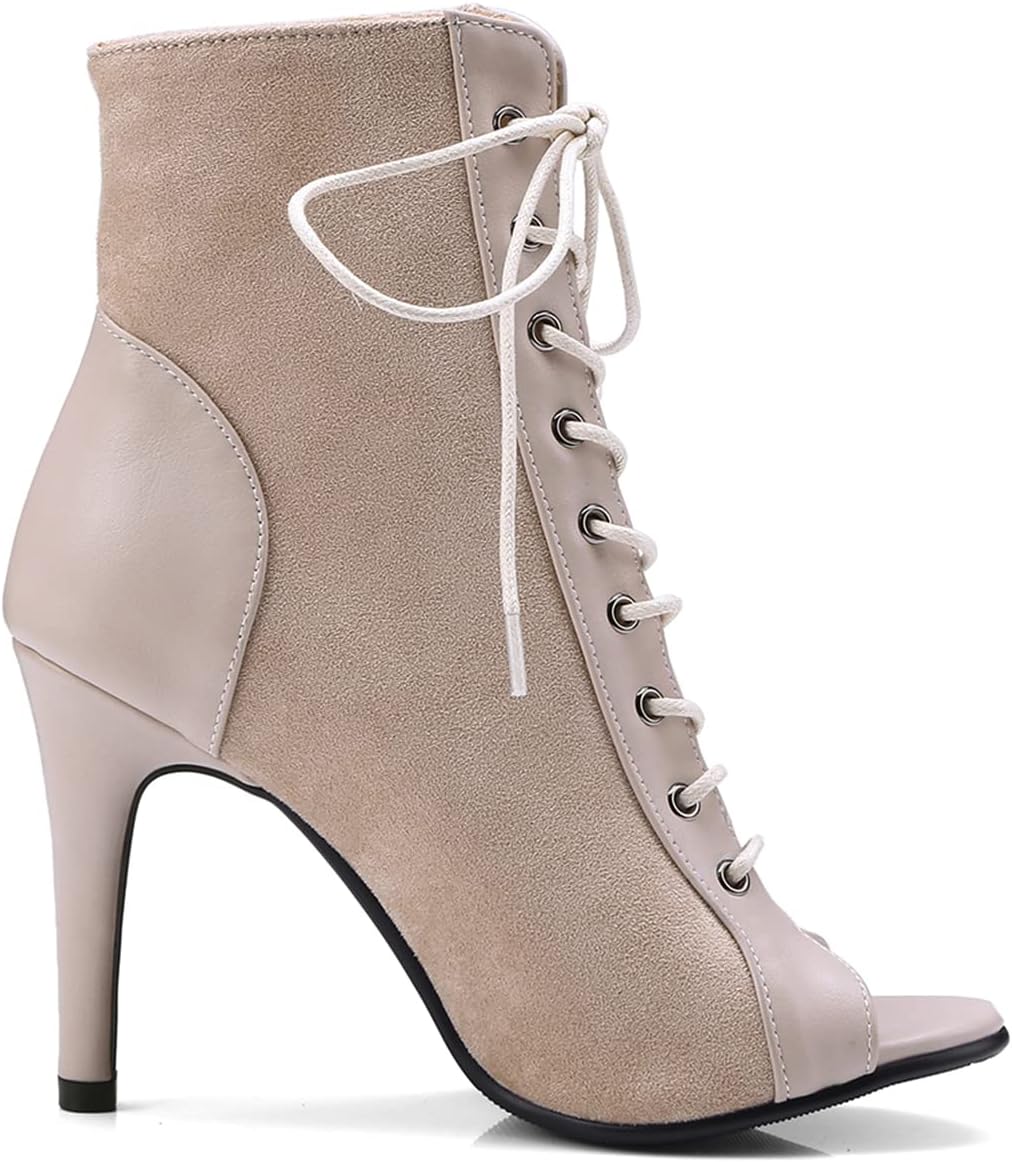 Roimaash 7/10CM Heels Women Burju Dance Shoes Lace up - Image 3